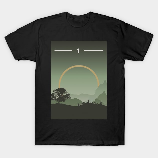 Minimalist Fellowship Poster T-Shirt by Walford-Designs